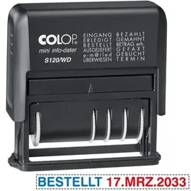 Colop Mini-Info-Dater S 120/WD Datumstempel blau 1 St.