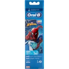 Oral-B Kids Spiderman Kinder-Ersatzbürste, 3 Stück (404330)