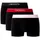 Lacoste Boxershorts 3 Einheiten Schwarz / Rot / Rosa XXL