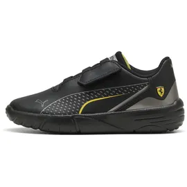 Puma "Scuderia Ferrari Drift Cat 11 Sneakers Kinder", Kinder, Gr. 34, schwarz speed gelb, Obermaterial: Textil, Synthetik. Futter: Textil. Innensohle: Textil. Laufsohle: Synthetik, Schuhe Sneaker