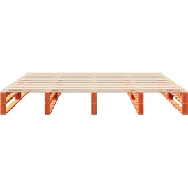 vidaXL Massivholzbett 180 x 200 cm Braun