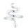 Elli Ring Damen Schlange in 925 Sterling Silber