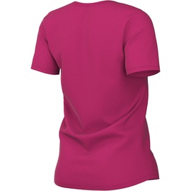 Nike Sportswear Essentials Logo T-Shirt Damen 615 - fireberry/white S