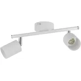 ledscom.de Deckenleuchte WAIKA, 2-flammig, weiß matt, 2x GU10 max. 60W