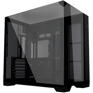 Lian Li O11 Vision Compact (E-ATX, ATX, mATX, Mini-ITX), PC Gehäuse, Schwarz