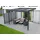 Gutta Terrassendach Premium 309 x 306 cm anthrazit / Polycarbonat opal weiß