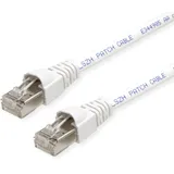 Telegärtner Patchkabel, S/FTP, LSOH, weiß, 1,5 m