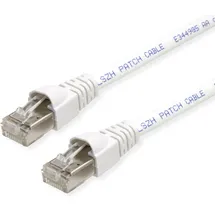 Telegärtner Patchkabel, S/FTP, LSOH, weiß, 1,5 m