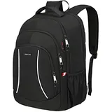 Della Gao Laptop Rucksack Herren, Arbeit Business Rucksack Wasserdicht Rucksack Schule Tasche Damen Daypack mit USB Ladeanschluss Rucksack für Männer Frauen Schule Arbeit Reisen