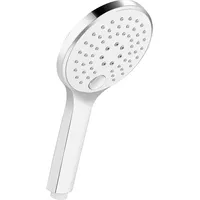 Evenes Handbrause Magnifica, 3 Strahlarten, Ø 100 mm, chrom/weiß