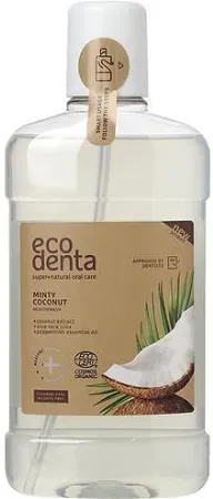 Ecodenta Mundwasser Minze-Kokosnuss Flasche 500ml