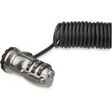 Startech StarTech.com Laptop-Kabelschloss (mit 1,8 m Spiralkabel, tragbares 3-stelliges Laptop-Schloss)