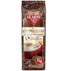 HEARTS Cappuccino - Alle Sorten