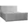 kaiser möbel Boxspringbett mit bettkasten und topper 160x200 TRENTO stoff Plüsch Cord Hellgrau H3-Bonell - Hellgrau