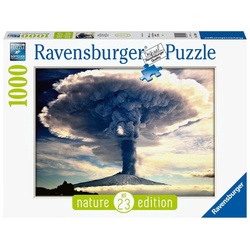Ravensburger Puzzle Vulkan Ätna, 1000 Puzzleteile, Made in Germany, FSC® - schützt Wald - weltweit bunt