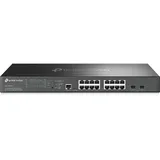 TP-Link SG3218XP-M2 16-Port 2.5G Managed Switch 16x GE - Black