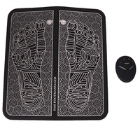 Bilinli EMS Fußmassagegerät, elektrisches EMS Fußmassage Pad Fuß Akupunktur Stimulator Massagegerät(Batterietyp (ohne Batterie))
