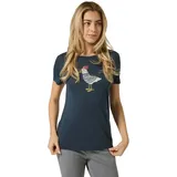 super.natural Damen Johnny T-Shirt (Größe S, blau)