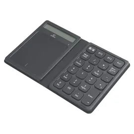 Renkforce RF-NK-300 Bluetooth® Nummernblock Faltbar, Geräuscharme Tasten, Integriertes Touchpad, Taschenrechnerfunktion Schwarz