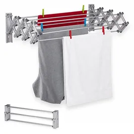 Relaxdays Wandtrockner 8 m silber