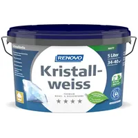 Renovo Wandfarbe Kristallweiss matt 5 l