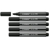 Stabilo Pen 68 MAX 5er Set, schwarz