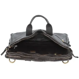 Campomaggi Aktentasche Leder 37 cm schwarz