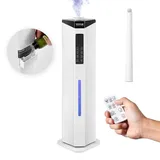 Vevor Kommerzieller Luftbefeuchter, 2,4 Gal/9L 2-in-1 Kalt-/Warmnebel, industrieller Humidifier für Räume bis zu 3,7 m2, Top-Füllung-Luftbefeuchter mit automatischem Rotationsspray, 150W