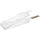 RUECAB I LOVE BBQ – Grillroste Grill und Smoker – doppeltes ausziehbares Grillrost, Doppel-Fischgrill, Grillrost – Material: verchromter Stahl – Maße: 40 x 17 cm