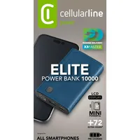 Cellular Line Cellularline Power Bank Elite 10000 blau