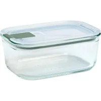 Glasdurchsichtige Kühlschrankbox 1000 ml - Nordischer Salbei - Glas Lagerbox für Gefrierdosen - Bunt