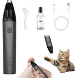 Anluomania Pfotentrimmer für hunde, Schermaschine Hund Katze, USB Wiederaufladbar Hundeschermaschine, Leise Hundepfoten Trimmer Mit LED-Licht, Für Pfoten, Augen, Ohren