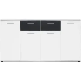 freiraum Jacklin II 160 x 85 x 35 cm Weiß/Schwarz