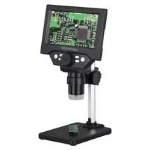 honor electronics 5,5-zoll-lcd-elektronenmikroskop, 10 Mp Auflösung, 1000-fache Vergrößerung, 8 Einstellbare Leds, Foto-/videowiedergabe
