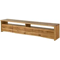 MASSIVMOEBEL24.DE PURE OAK Lowboard 240x45x50 cm Beige Holz