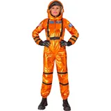 W WIDMANN MILANO Party Fashion - Kostüm Astronaut für Damen, Raumanzug mit Helm, Weltall Overall, Raumfahrer, Karnevalskostüme