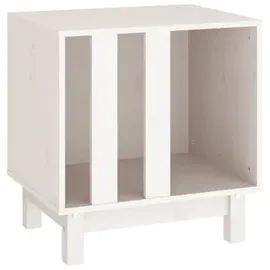 vidaXL Hundehütte 50 x 40 x 52 cm Massivholz Weiß