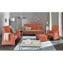 HIMOLLA Sofa Leder 2-Sitzer Orange