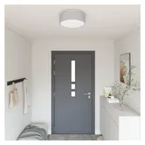 vidaXL Deckenlampe grau 1 E27 Stoff