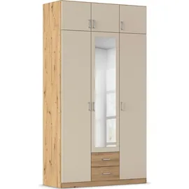 Rauch Wäscheschrank GAMMA 136 x 248 x 57 cm Beige
