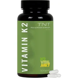 TNT Vitamin K2 - hilft bei der Aufnahme und Verarbeitung von Calcium Kapseln 90 St