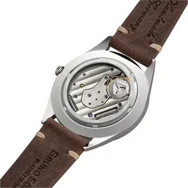 Bruno Söhnle Merano Herrenuhr Dunkelbraun Silber Quarz Saphirglas 40mm-