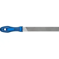 Pferd Universal-Schärffeile Flachstumpf Hieb 2 inkl. Ergonomie-Feilenheft Länge 200