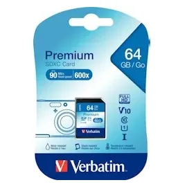 Verbatim SDXC 64GB Class 10 UHS-I