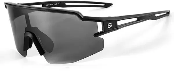 Polarized Cycling Glasses with UV Protection and Corrective Insert 14120008006 Gray Lenses - Black