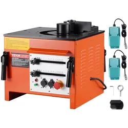 VEVOR Hydraulischer elektrischer Bewehrungsbieger Biegemaschine 1700W 4-25mm