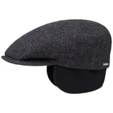Stetson Flat Cap (1-St) Flatcap mit Schirm, Made in the EU schwarz 63 cm