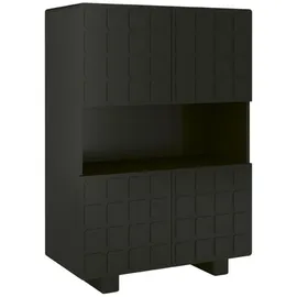 skandica Highboard 84,3 x 120 cm Schwarz
