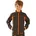 Regenjacke Junior Oliv/Orange 134