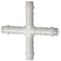 Riegler Kreuzverbindungsstutzen, für Schlauch LW 6 mm, POM